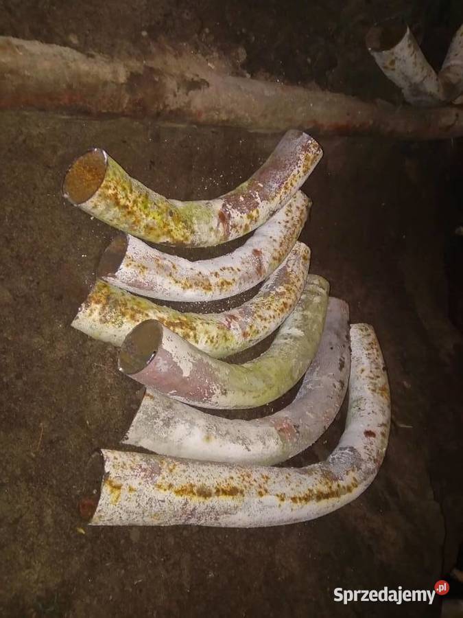 Kolano Rura stalowa fi 76mm 76 kolanko rury Rury i kształtki Łódź