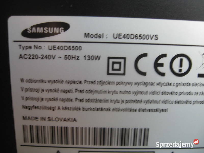 Telewizor Samsung UE40D6500VS LOMBARDi Rzeszów