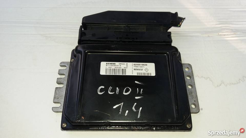 Renault Clio II 2 14 komputer S110030314A Układ elektryczny Bolesławiec