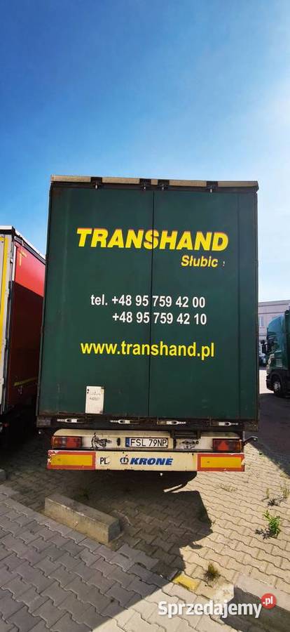 Sprzedam naczepę Krone Burtowe i plandeki Słubice