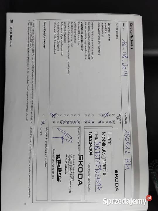 Superb 18TFSi 160 Full automatyczna Wodzisław Śląski