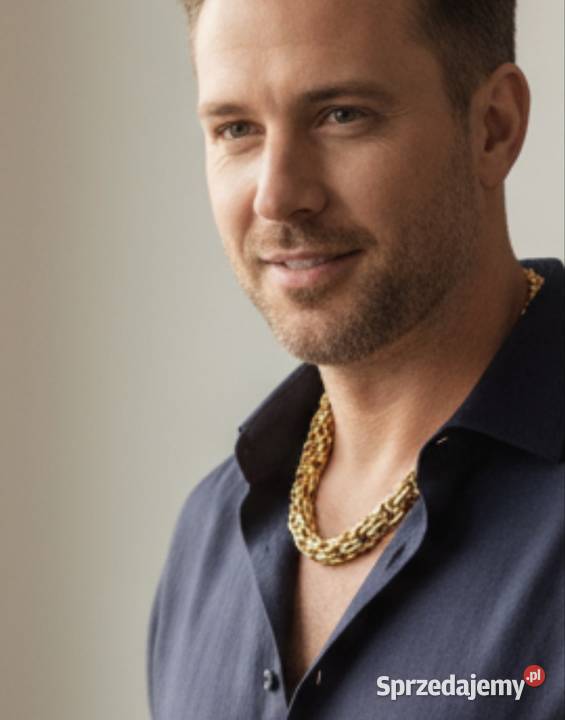 Gruby łańcuszek męski waga 130 gram 9mm 60 Wolsztyn sprzedam