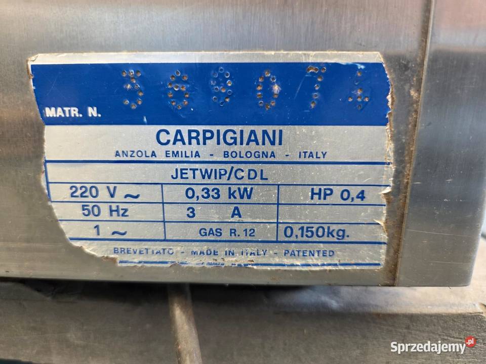 Carpigiani JetwipCDL Maszyna do bitej śmietany Krotoszyn sprzedam
