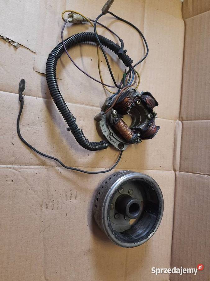 Zapłon iskrownik magneto uzwojenie motor enduro Układ elektryczny, zapłon