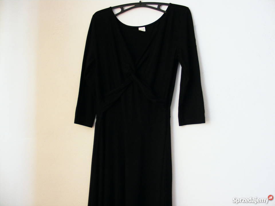 Sukienka długa czarna rozmiar 38 dolnośląskie Oborniki Śląskie