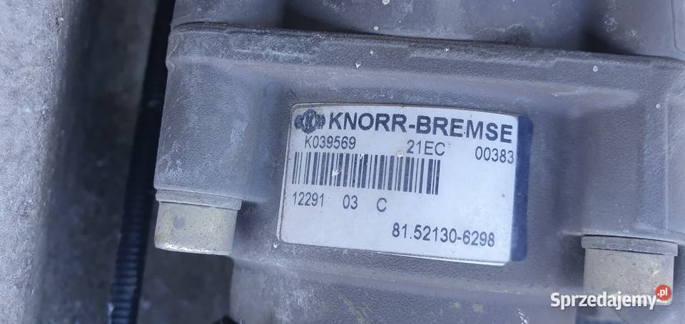 MAN ZAWÓR GŁÓWNY HAMULCOWY K039569 81521306298 Bieleń