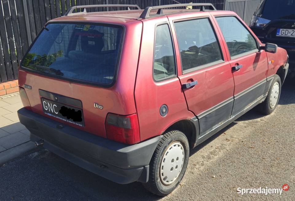 FIAT UNO z przeznaczeniem na części Rok produkcji 1997 pomorskie Gdańsk