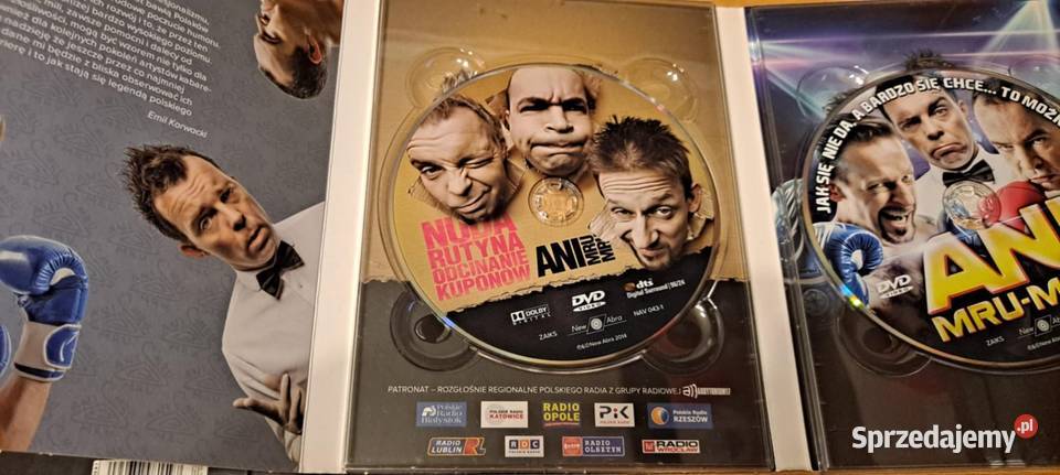 ANI MRU MRU kabaret DVD pakiet 3 sztuk komedia Kraków