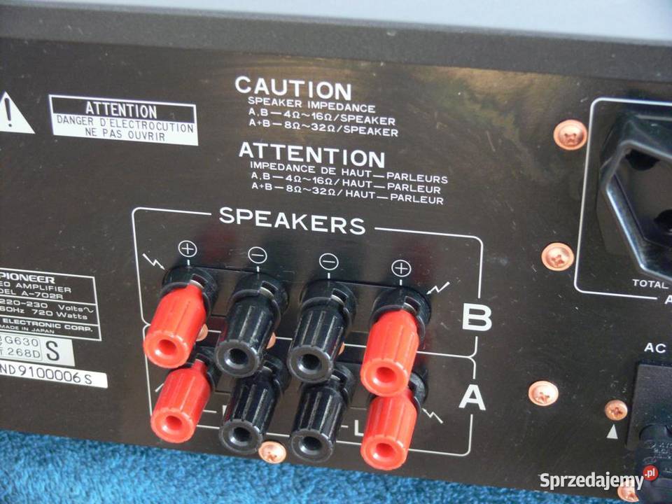 Wzmacniacz Pioneer A702R sprawny 720 wat DOSTAWA Jasło