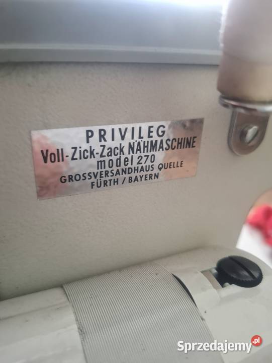 Maszyna do szycia Privileg zick zack 270 Kraków