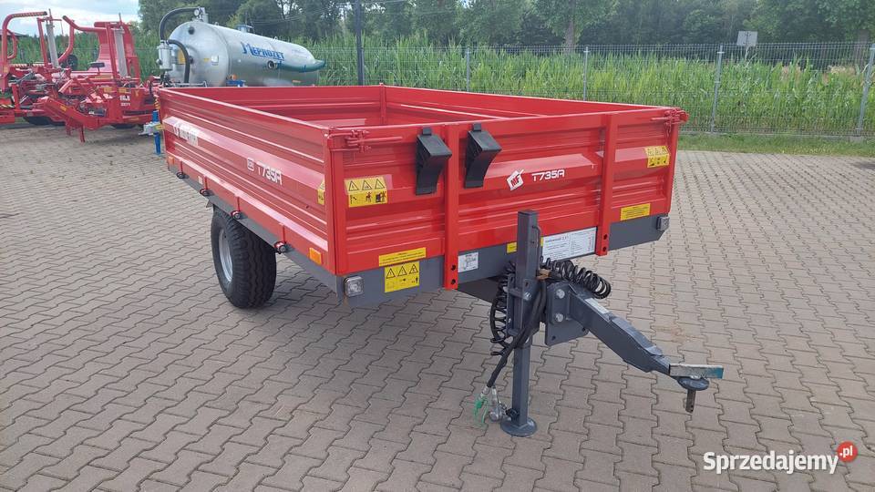 Przyczepa jednoosiowa Metal Fach 25T 38T 5 Przyczepy rolnicze Garwolin