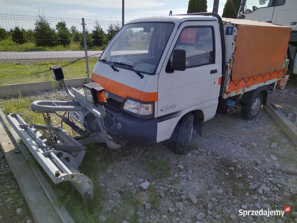 Piaggio Porter 4x4 pług solarka Radzyń Podlaski