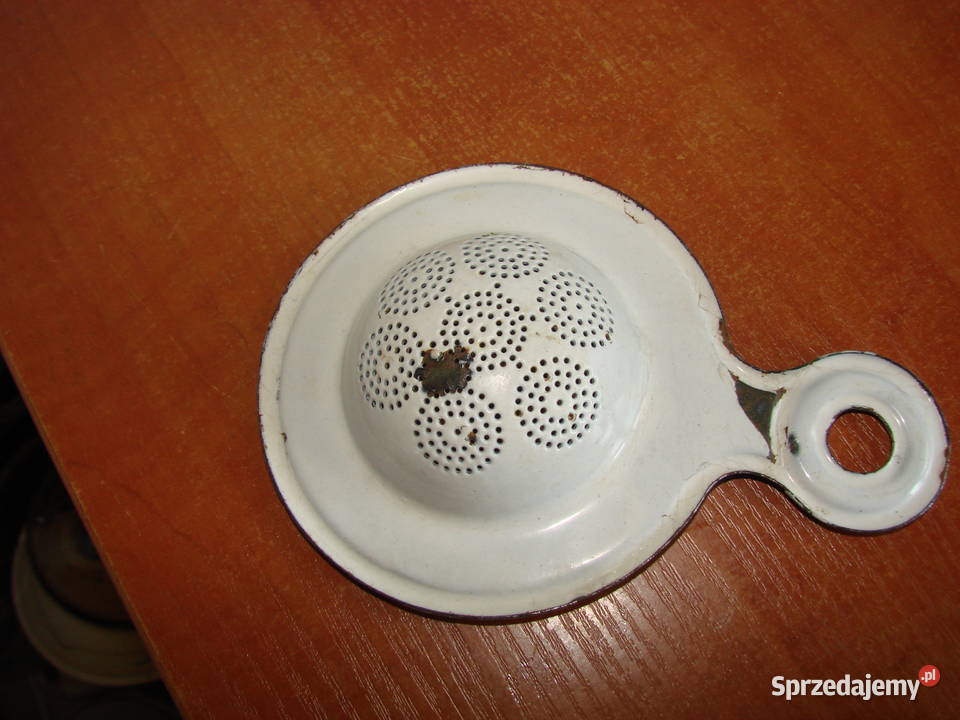 stare emaliowane sitko do parzenia Pruszcz Gdański