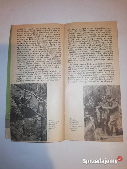 Mapkaprzewodnik z 1963 r Wilczy Szaniec Warszawa sprzedam