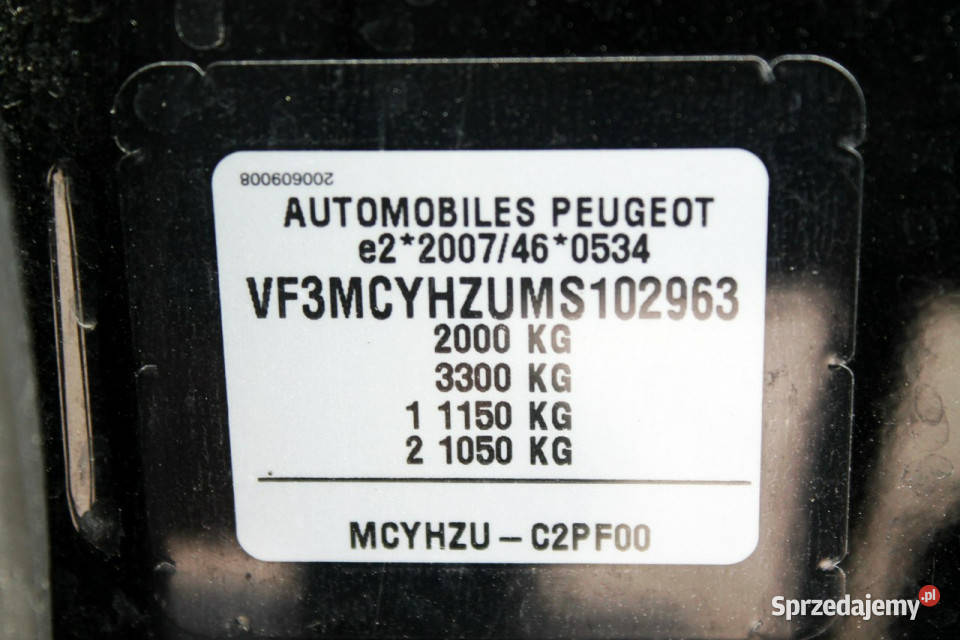 Peugeot 3008 202115hdi130AutomatKameryNaviVat23 automatyczna Warszawa