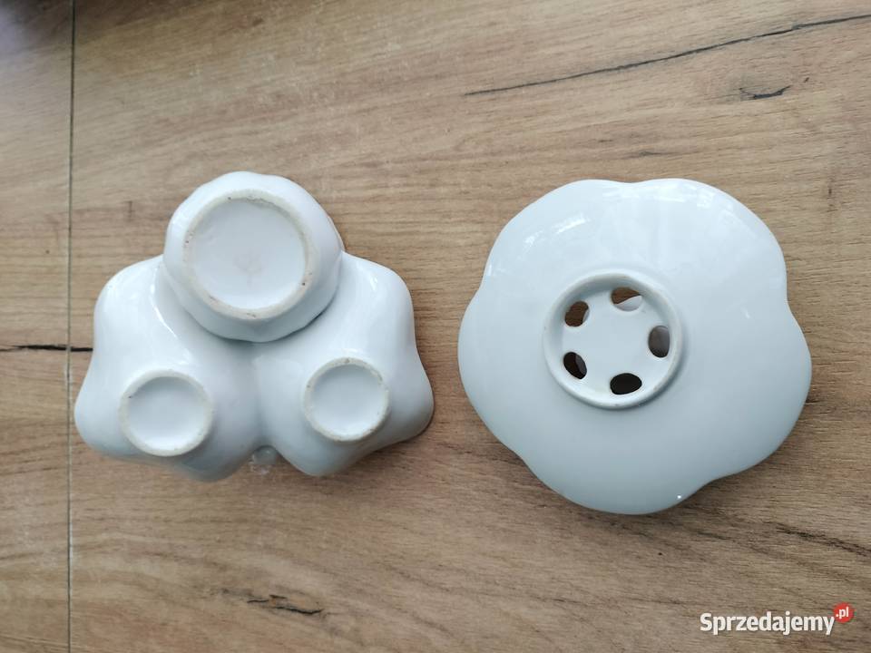 Porcelanowy zestaw dwojak do soli pieprzu i Pozostałe Choszczno sprzedam