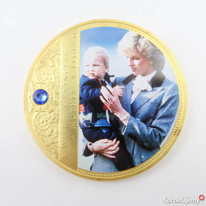 Księżna Diana Pierścień Szafir Złoto CERTYFIKAT Numizmatyka śląskie Sosnowiec