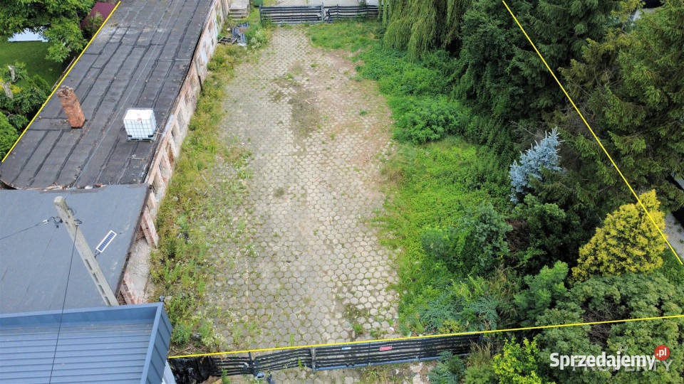 sprzedaży gruntu 864m2 Nowy Sącz asfalt