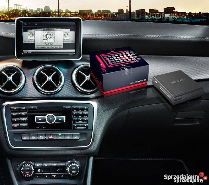 Mapy Mercedes A B C CLA CLS E GL GLA Becker Map Łódź