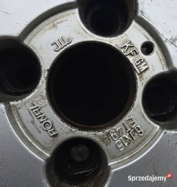 Felgi Ronal 4x100 15 6J ET 49 GM Opel Calibra kujawsko-pomorskie Chełmno