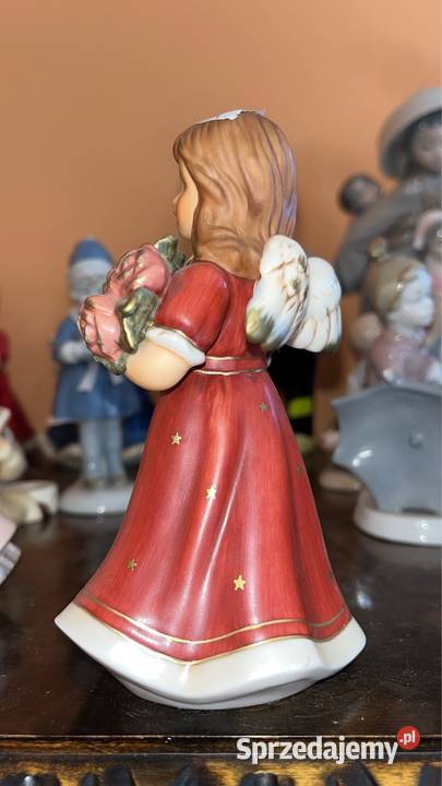 Figurka Goebel Aniołek A Rose is Blooming A Antyki, Sztuka, Kolekcje