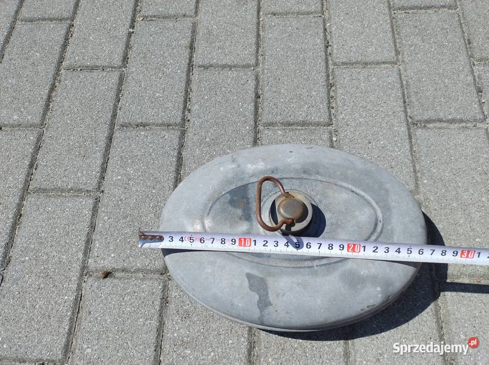 Stary metalowy cynkowany termofor z PRL u pomorskie Gdynia