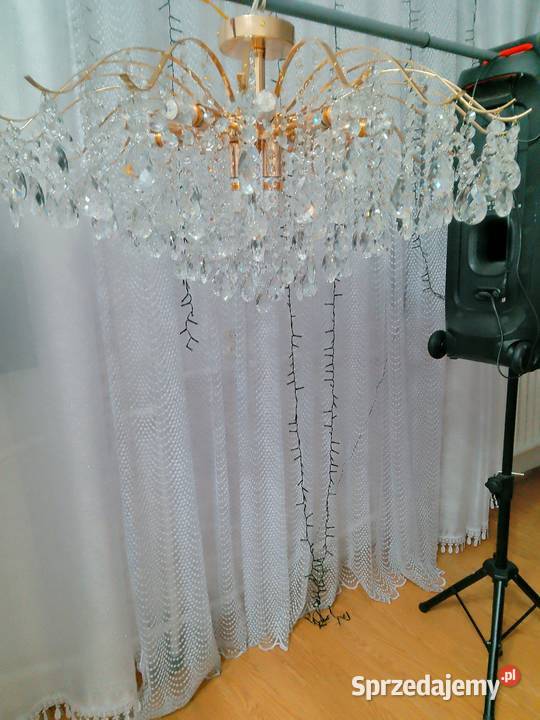 Żyrandol kryształowy lubelskie Zamość sprzedam