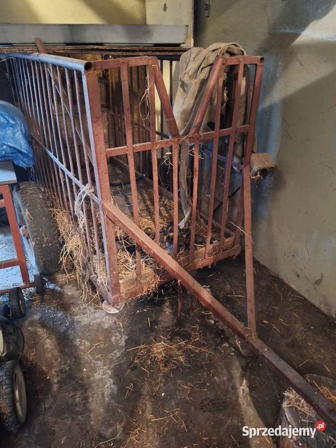 Przyczepa wózek dwukółka jednoosiowa hak małopolskie Wolbrom sprzedam