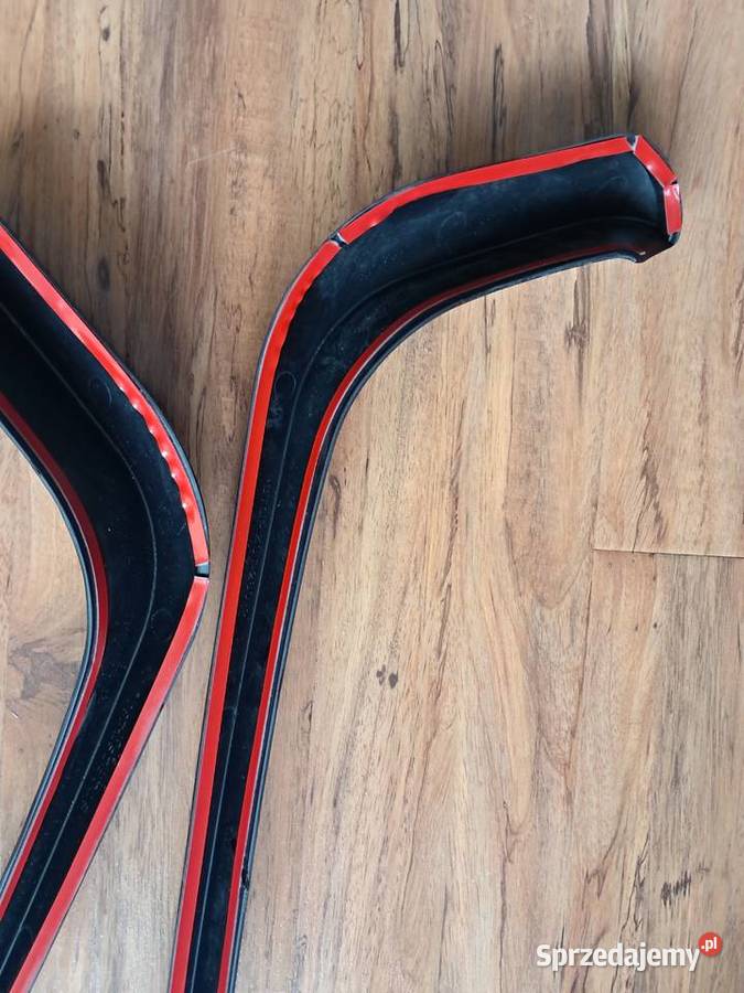 nowe czarne z połyskiem dokładki do zderzaka osobowe Sandomierz