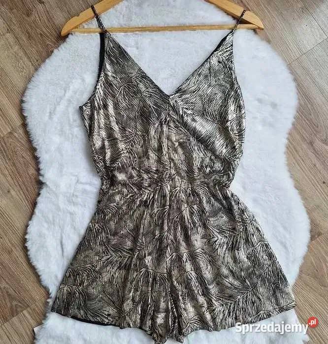 Przepiękny złoty błyszczący kombinezon NOWY 36 Kraków