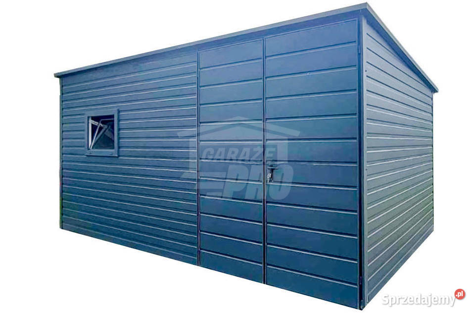 Schowek Domek Ogrodowy 4x25m Brama Dwuskrzydłowa