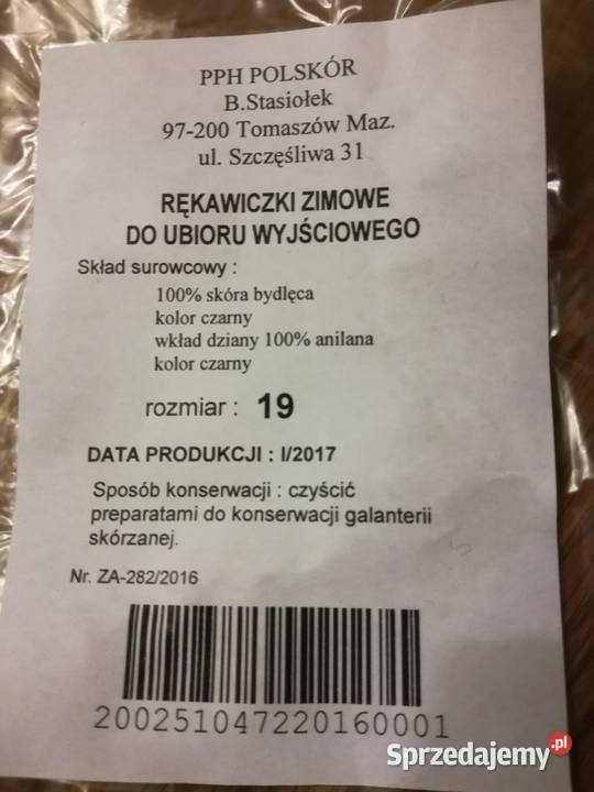 Pięknie nowe skórzane rękawiczki damskie r19 Dla kobiet Jastrzębie-Zdrój