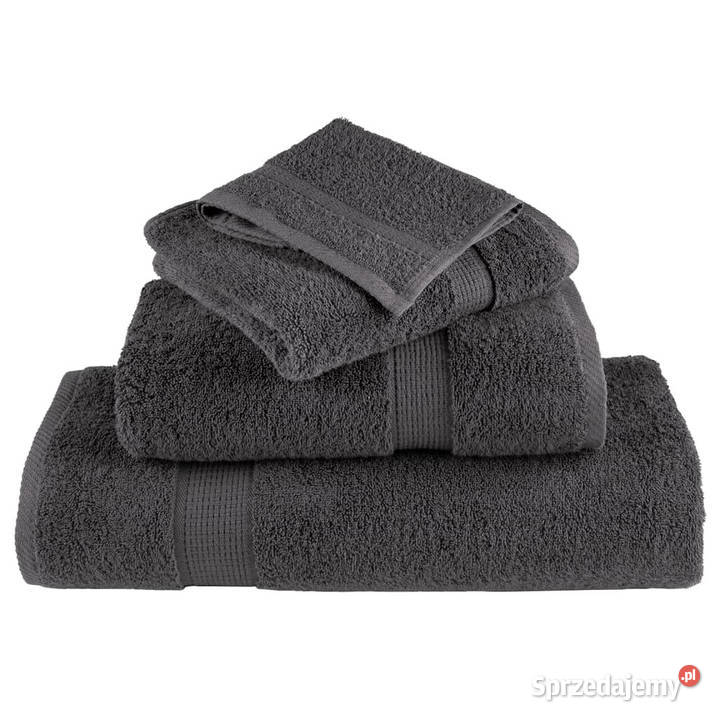 Ręczniki premium SOLUND 10 antracytowe 70x140