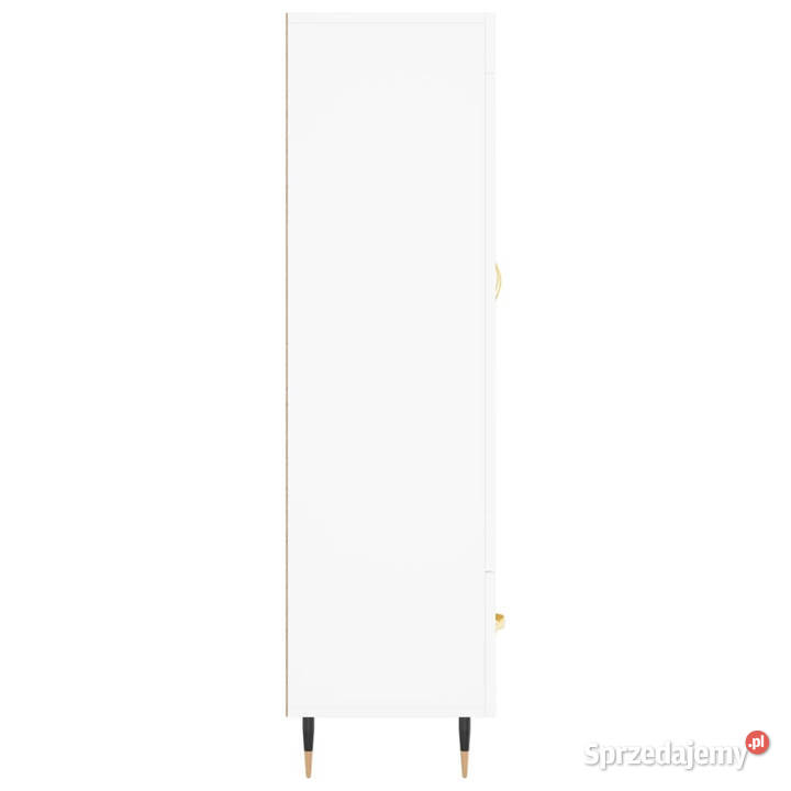 Wysoka szafka biała 695x31x115 materiał Warszawa