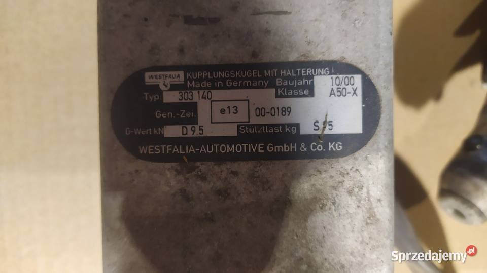 Hak Westfalia BMW Przeworsk sprzedam