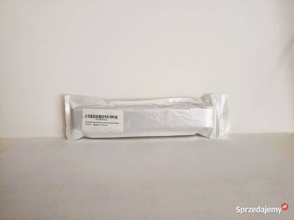 Obroża psa czarny nylon regulowana nowa Bełchatów