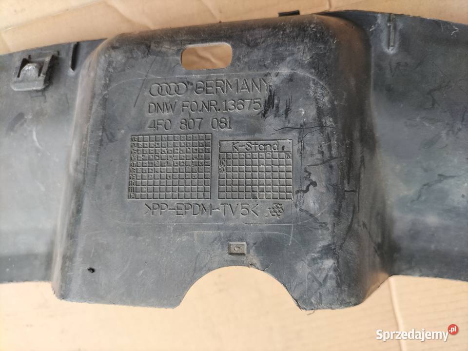 AUDI A6C6 4F0807081 NAKŁADKA NA PAS PRZEDNI