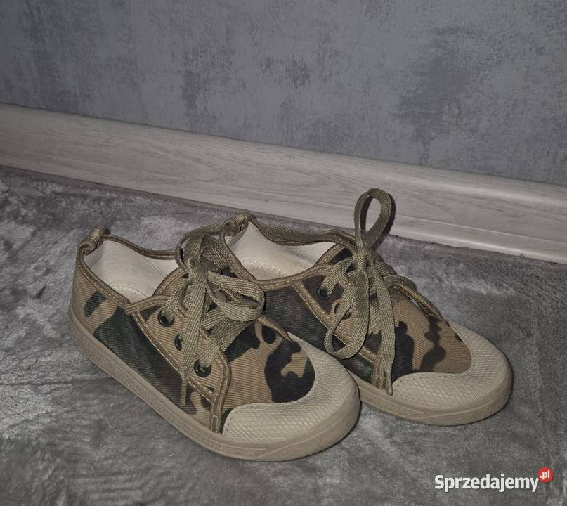 Buty buciki tenisówki chłopiec moro 30 tkanina Łódź