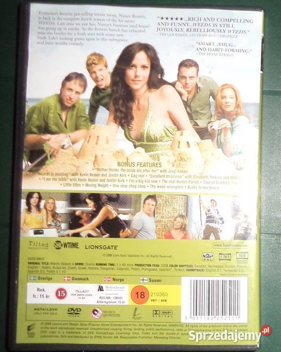 serial Trawka Weeds ANG i 3 DVD season 4 four Rzeszów
