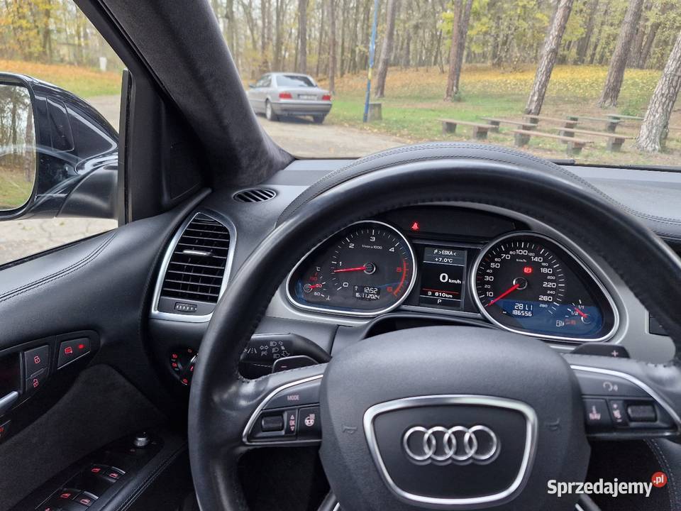 AUDI Q7 30 TDI 3xSLine Bogata Wersja wielofunkcyjna kierownica Szubin sprzedam