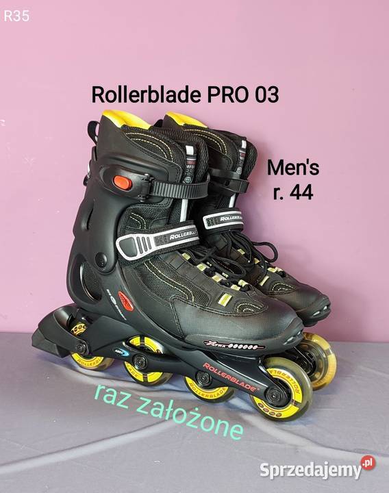 NOWE rolki Rollerblade PRO 03 męskie rozmiar 44 sprzedam