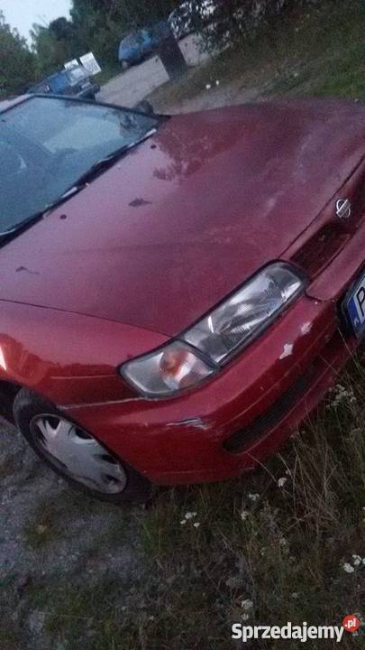 Nissan Almera 1996 Czerwony Metalic Dwa komplety Poznań sprzedam