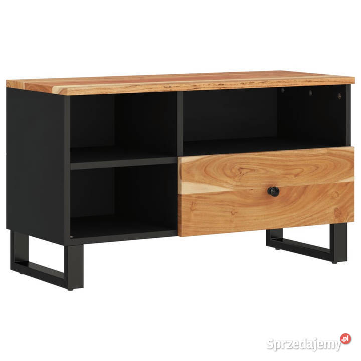 Szafka pod TV 80x33x46 akacja i materiał Warszawa sprzedam