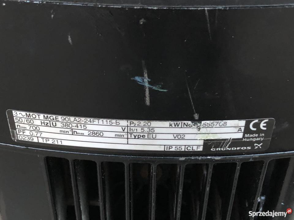 Pompa GRUNDFOS LPE 65125117 AFARUUE 34m3h H 15M Nowy Tomyśl