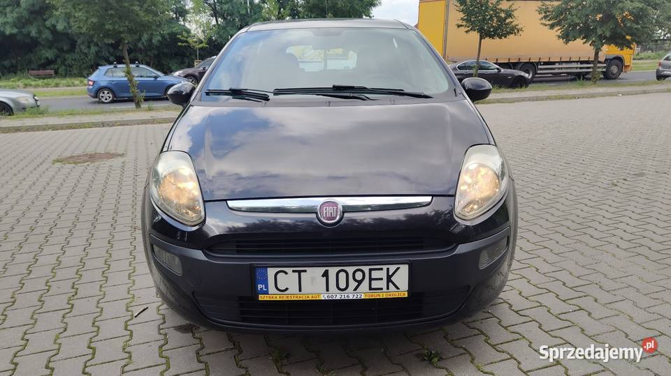 Fiat Punto Evo 12 benzyna ładny klimatyzacja Toruń