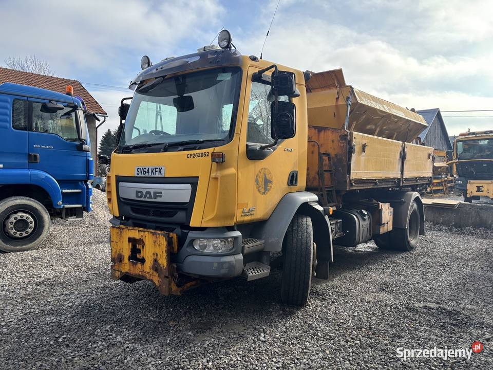 Daf lf 2015 piaskarka wywrotka euro6 sprowadzony Ropczyce