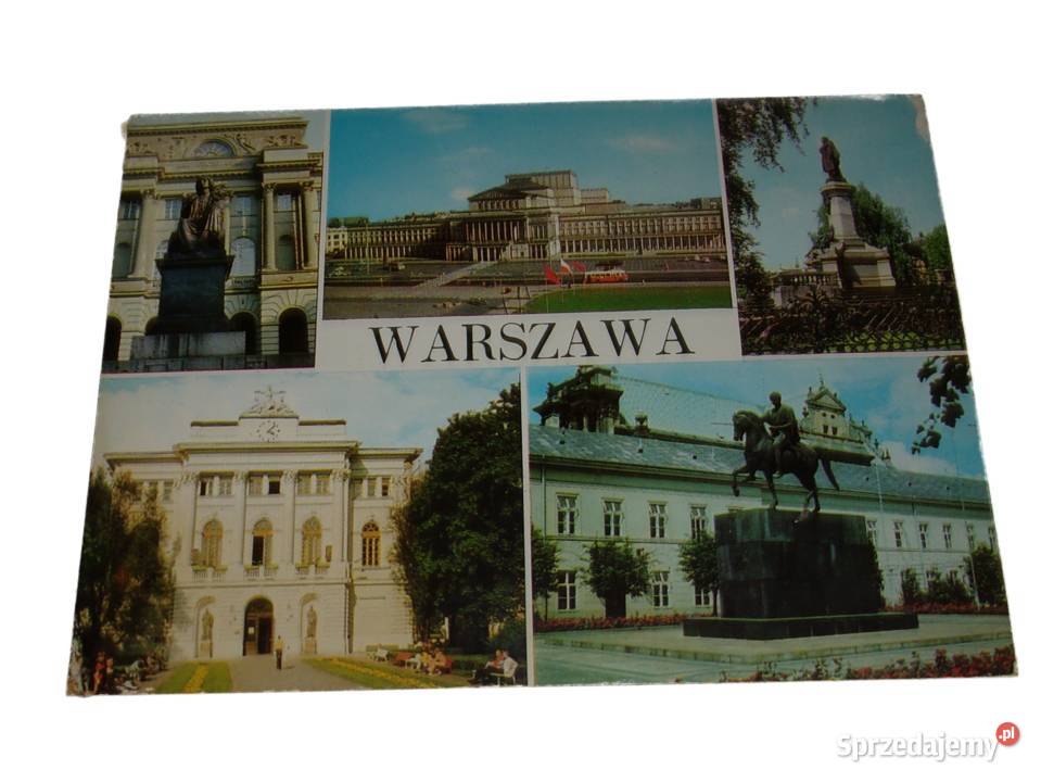Warszawa na pocztówce z lat siedemdziesiątych Pruszków