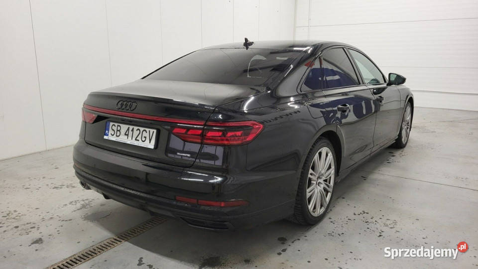 Audi A8 55 TFSI mHEV Quattro Tiptr D5 2017 przyciemniane szyby Grójec