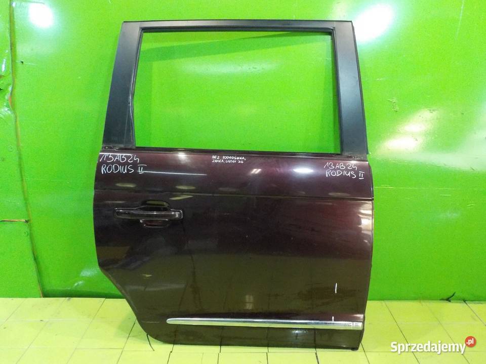 SSANGYONG RODIUS II TURISMO 14r drzwi prawe tyl Suków sprzedam