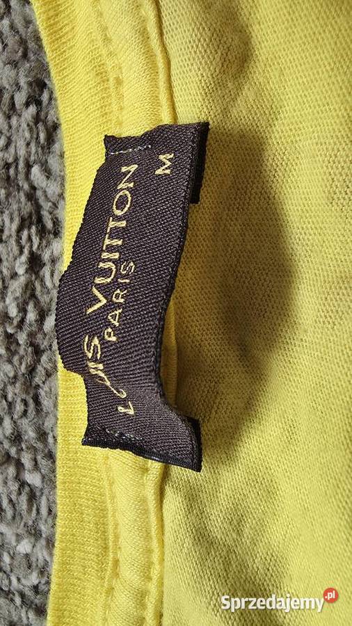 Louis Vuitton Żółty TShirt Monogram 100 Bawełna Tarnobrzeg